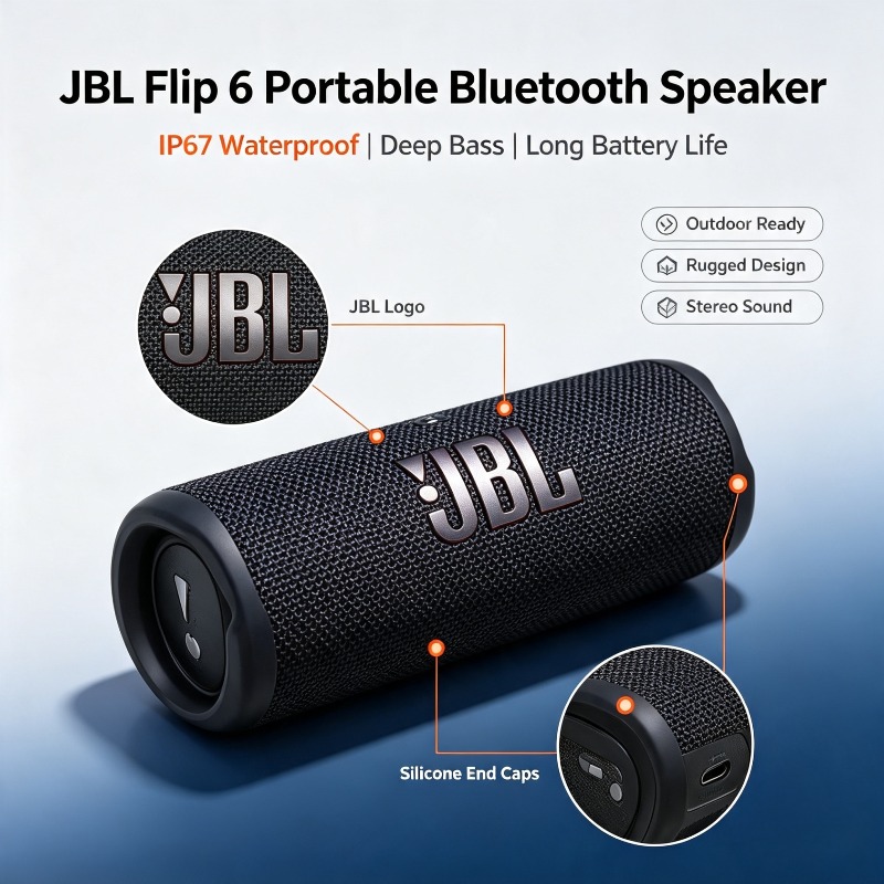 JBL Flip 6 IP67 Waterproof Wir - Jbl Speaker Flip 6 评论和价格