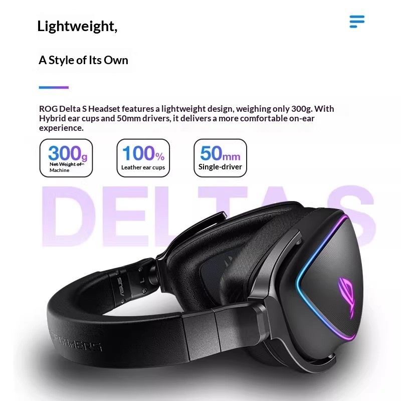 ROG Prism Lightweight Over-Ear - Gaming Headset Rgb 评论和价格