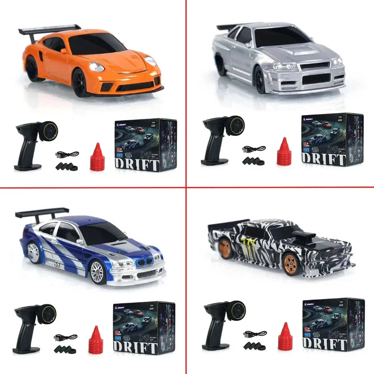 2.4G RC Drift Car 1/43 4WD Rem - Jbl Speaker Go 4 评论和价格