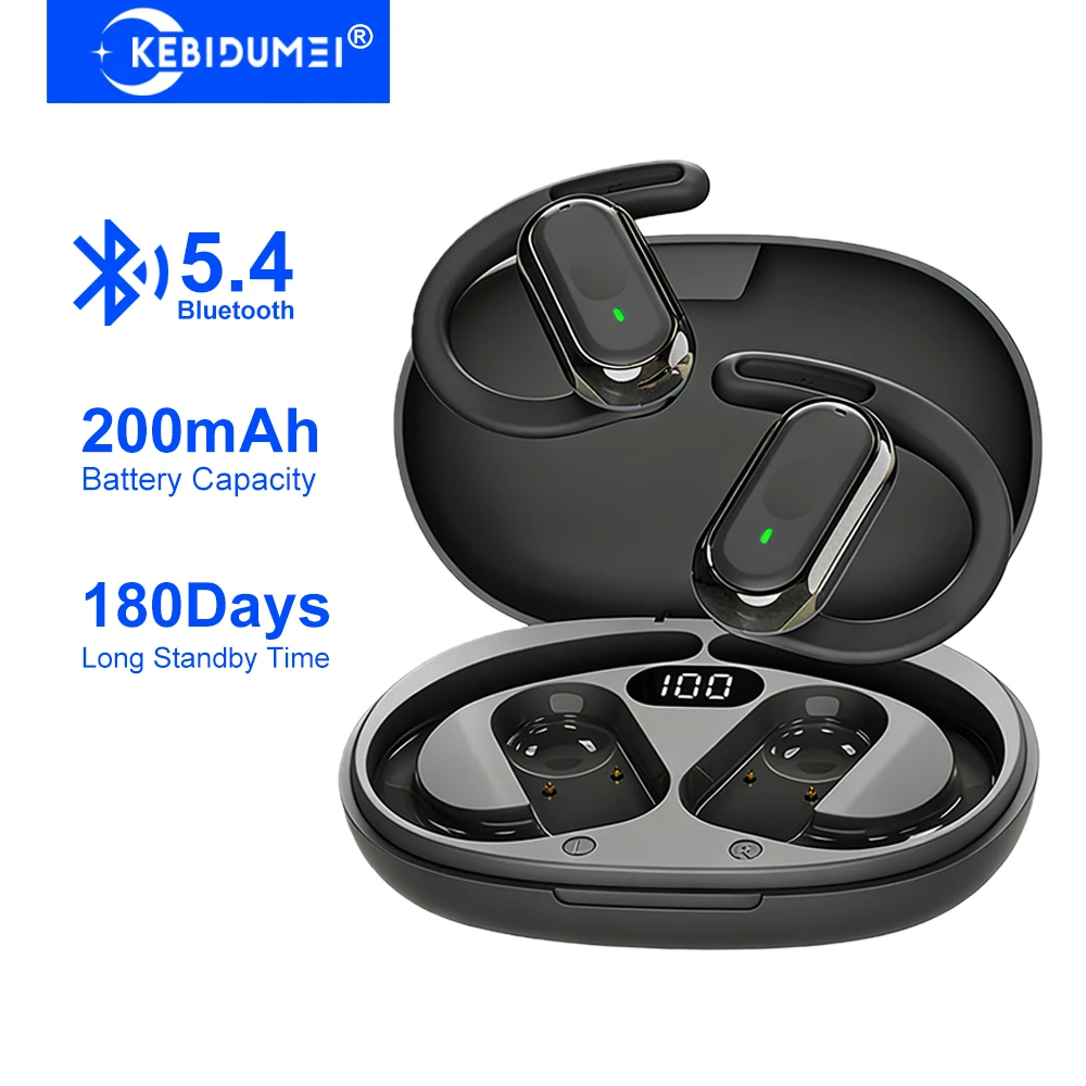 KEBIDUMEI Open-Ear Bluetooth 5 - Sports Earphone Hook 评论和价格