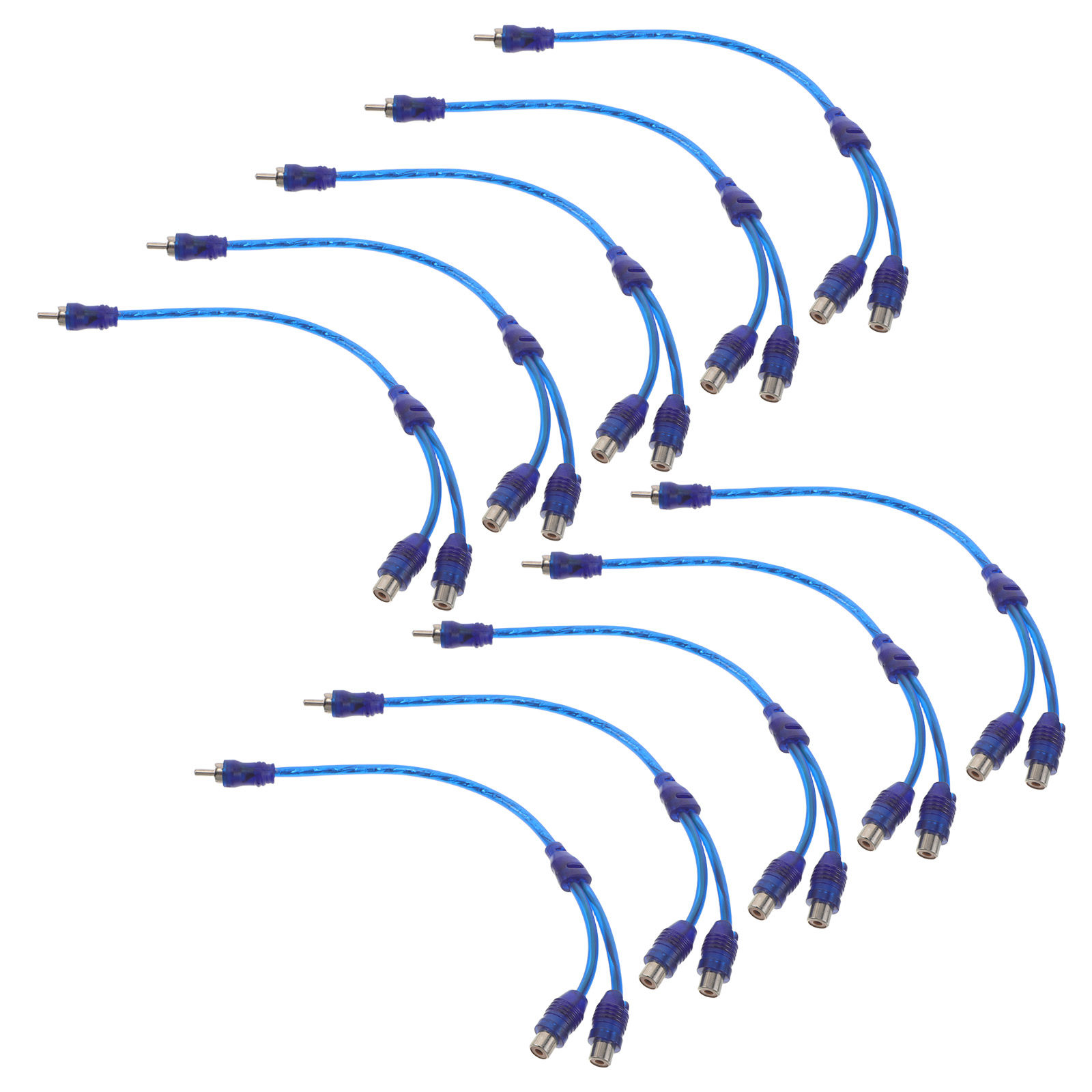 10Pcs Rca Y Splitter Cable 1 M - Audio Splitter Y 评论和价格