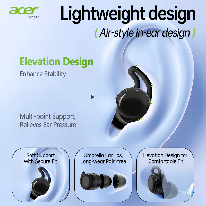 Original Acer OHR557 In Ear Bl - Sports Earphone Hook 评论和价格