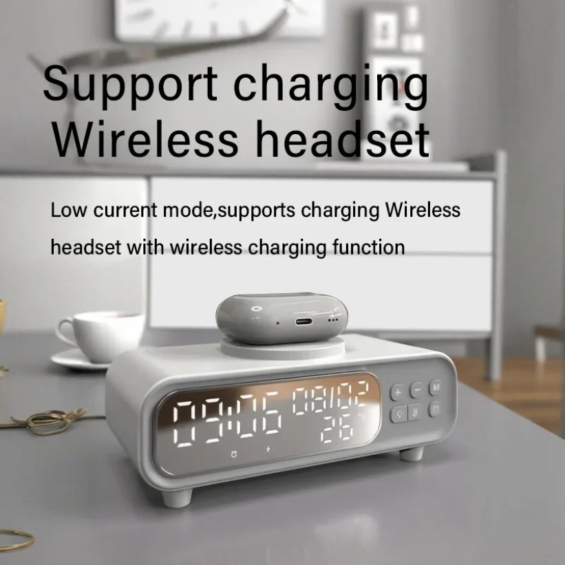 15W Wireless Charger Time Alar - Usb C Earphone 评论和价格