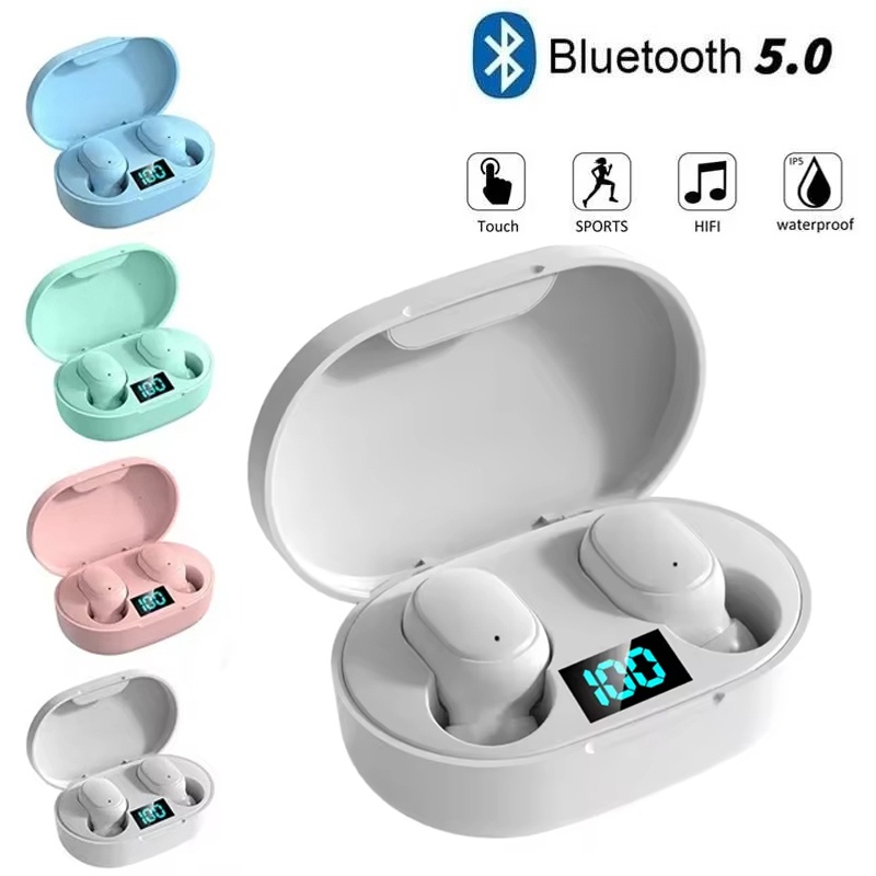 A6S TWS Earphone Wireless Blue - Bluetooth Headset On Ear 评论和价格