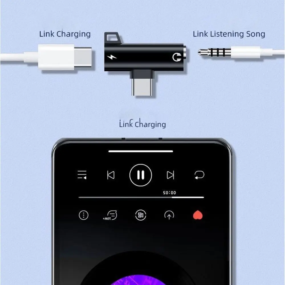 2 In1 Adapter Splitter For iPh - Earphone Splitter Jack 评论和价格