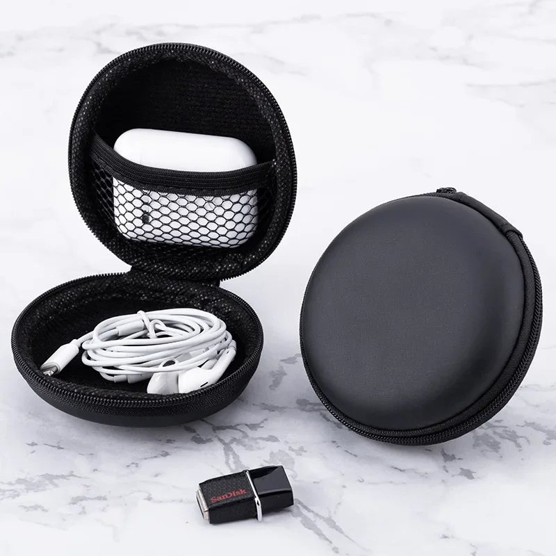 Earphone Storage Case PU Mini  - Headphone Case Hard 评论和价格