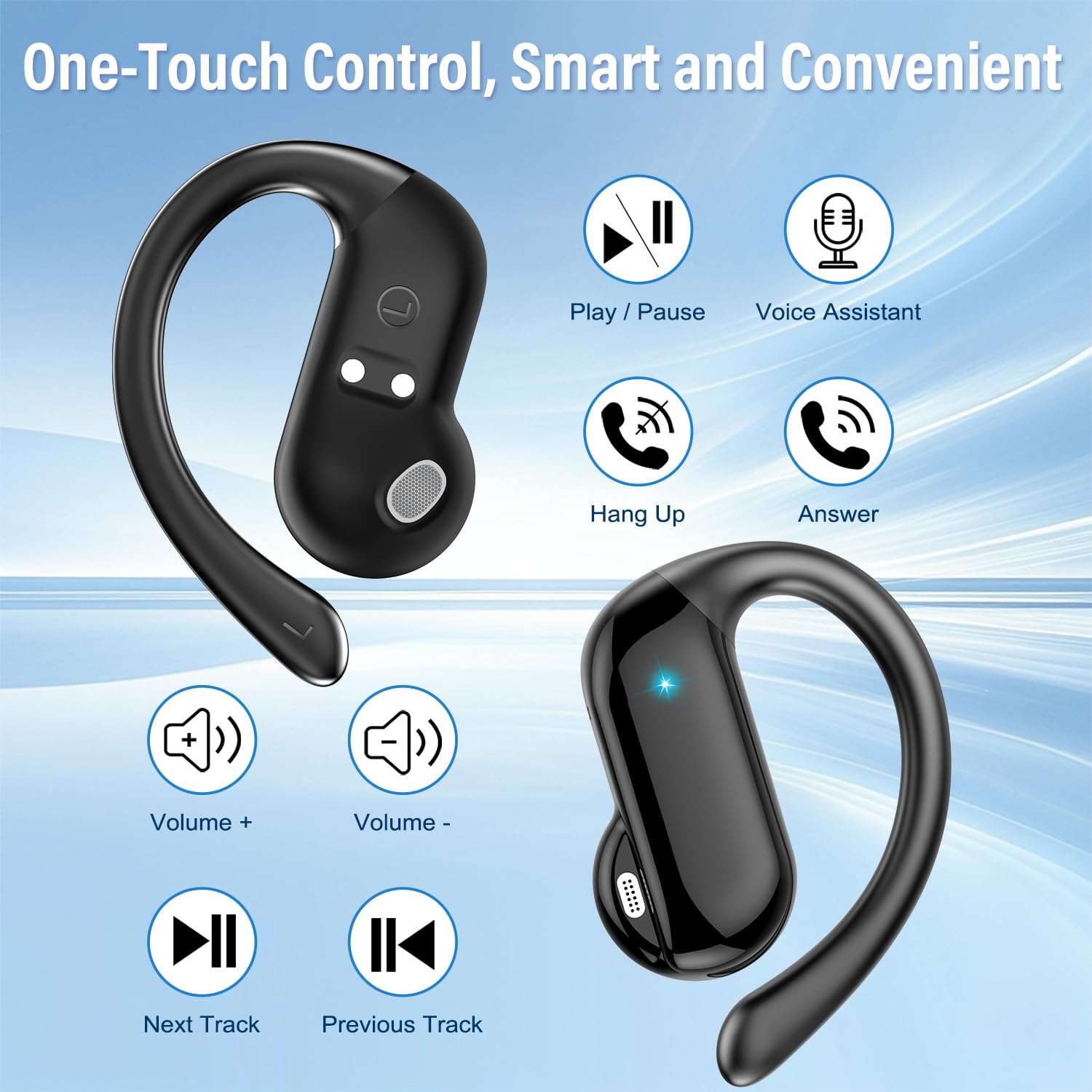 2026 Open-Ear Earbuds Bluetoot - Sports Earphone Hook 评论和价格