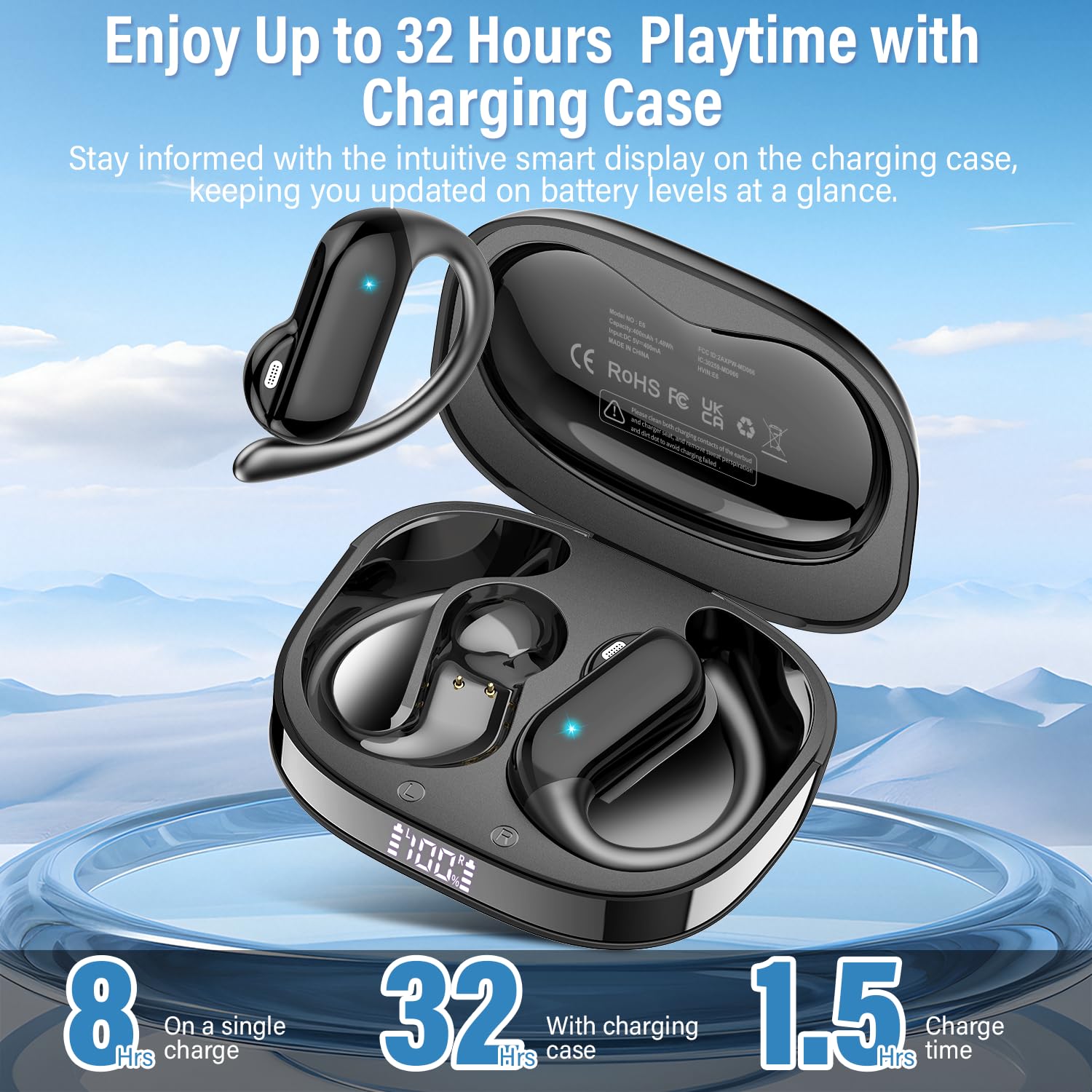 2026 Open-Ear Earbuds Bluetoot - Sports Earphone Hook 评论和价格