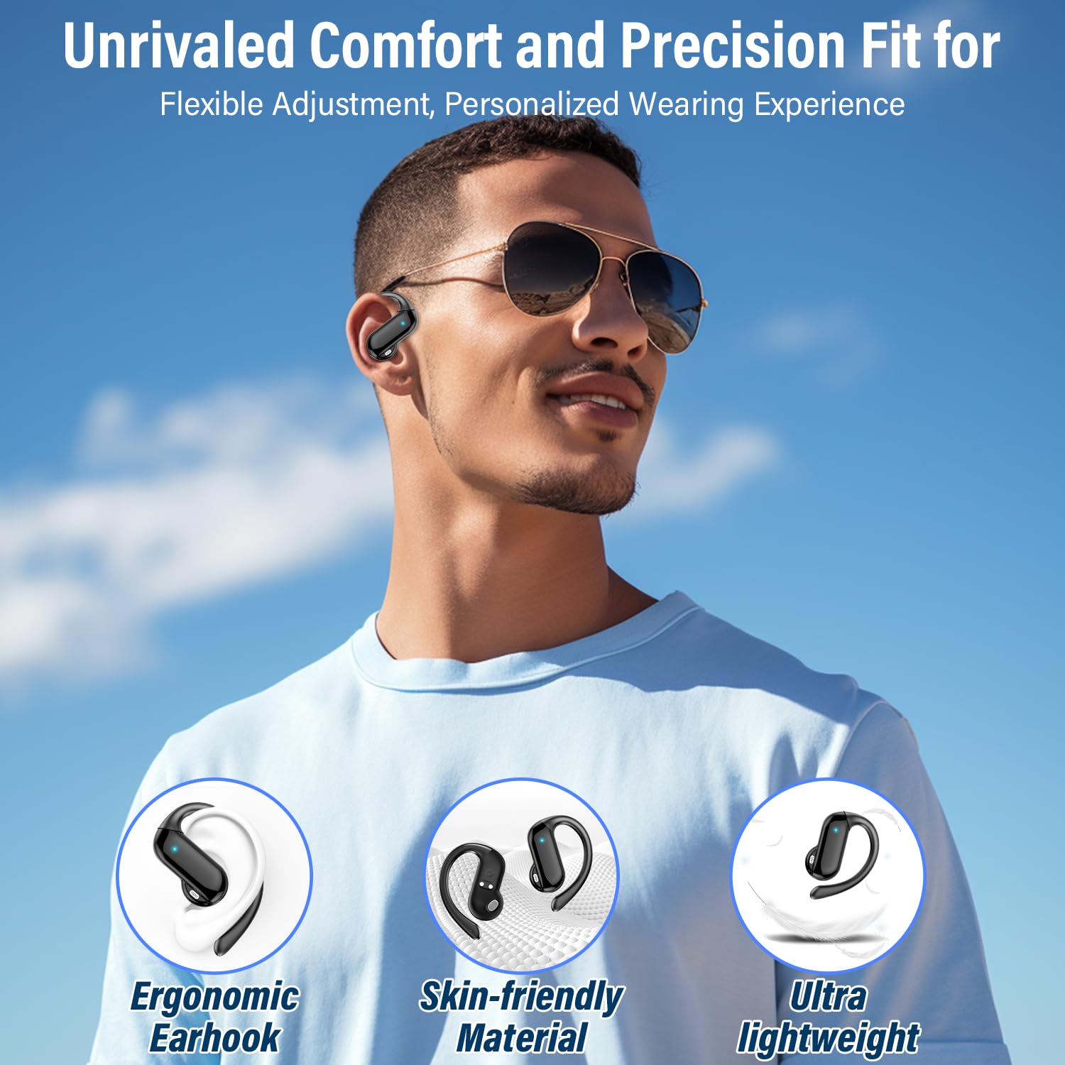 2026 Open-Ear Earbuds Bluetoot - Sports Earphone Hook 评论和价格