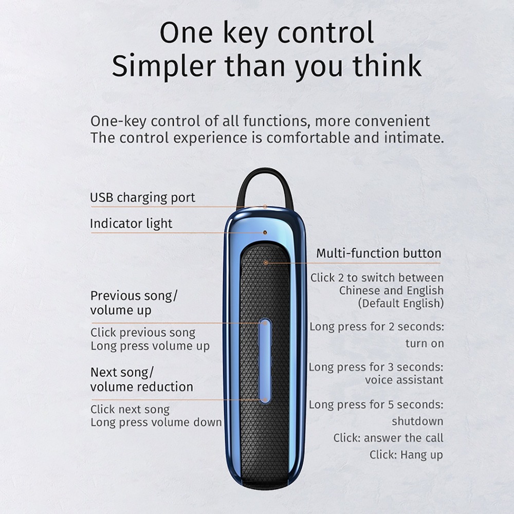 Ear Hook E1 Wireless Bluetooth - Sports Earphone Hook 评论和价格